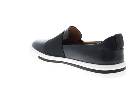 Clarks Un Maui Step 26142512 Womens Black Leather Lifestyle Sneakers Shoes