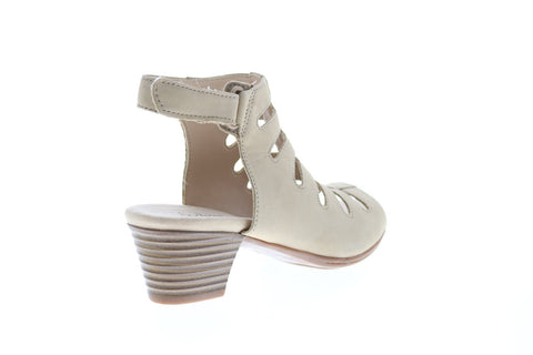 Clarks Valarie Shelly 26142651 Womens Brown Nubuck Strap Wedges Heels Shoes