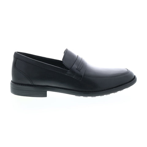 Clarks Birkett Way 26142695 Mens Black Loafers & Slip Ons Penny Shoes