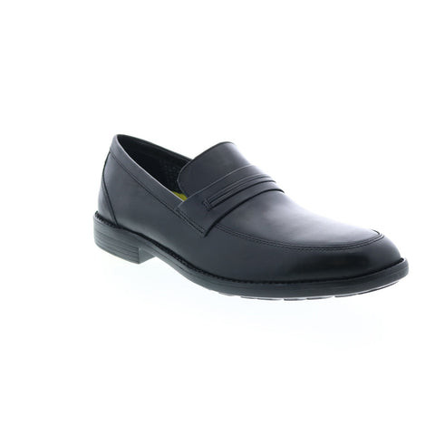 Clarks Birkett Way 26142695 Mens Black Loafers & Slip Ons Penny Shoes