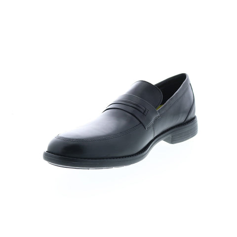 Clarks Birkett Way 26142695 Mens Black Loafers & Slip Ons Penny Shoes