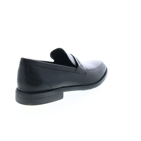 Clarks Birkett Way 26142695 Mens Black Loafers & Slip Ons Penny Shoes