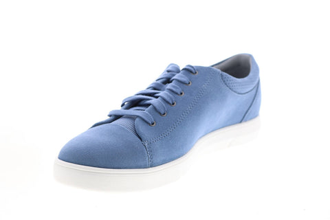 Clarks Landry Vibe Combi 26142807 Mens Blue Nubuck Lifestyle Sneakers Shoes