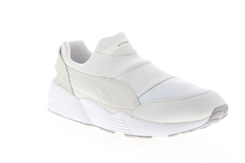 Puma Trinomic Sock NM x Stampd 36142903 Mens White Leather Slip On Sneakers Shoes