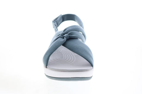 Clarks Arla Belle 26143196 Womens Blue Gray Slingback Sandals Shoes