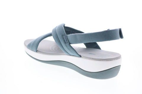 Clarks Arla Belle 26143196 Womens Blue Gray Slingback Sandals Shoes