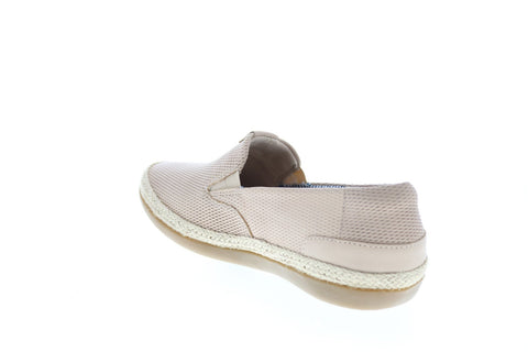 Clarks Danelly Iris 26143220 Womens Beige Leather Flats Loafer Shoes
