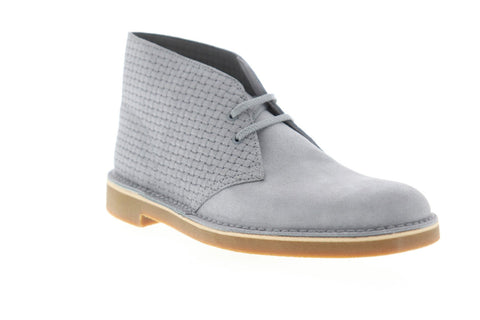 Clarks Bushacre 2 26143415 Mens Gray Suede Lace Up Chukkas  display picture 3