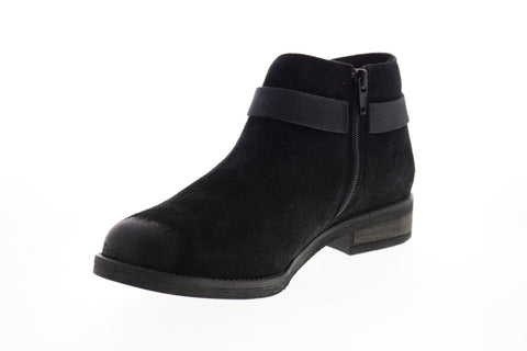 Clarks Demi Tone 26143421 Womens Black Suede Ankle & Booties Boots