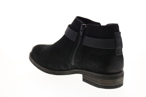 Clarks Demi Tone 26143421 Womens Black Suede Ankle & Booties Boots