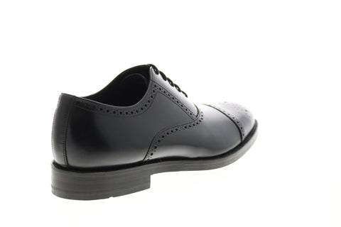 Clarks Oliver Limit Mens Black Leather Oxfords Wingtip & Brogue Shoes