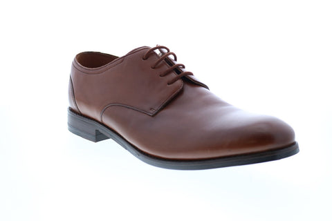 Clarks Flow Plain 26143648 Mens Brown Oxfords & Lace Ups Plain Toe Shoes