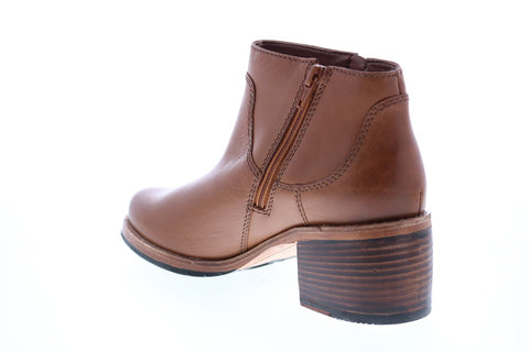 Clarks Clarkdale Dawn 26143853 Womens Brown Leather Ankle & Booties Boots
