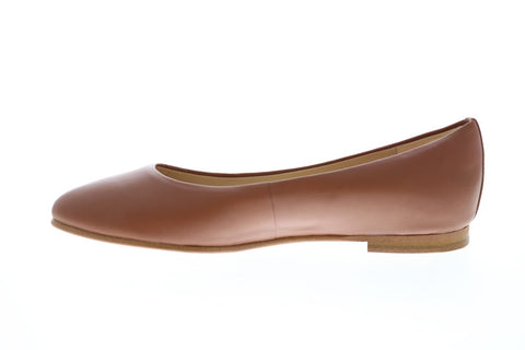 Clarks Grace Piper 26144035 Womens Brown Leather Slip On Ballet Flats Shoes