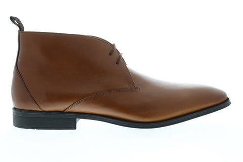 Clarks Gilman Mid 26144055 Mens Brown Leather Chukkas Lace Up Boots Shoes