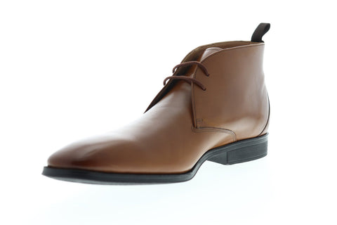 Clarks Gilman Mid 26144055 Mens Brown Leather Chukkas Lace Up Boots Shoes