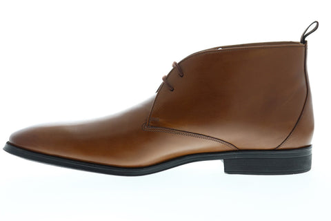 Clarks Gilman Mid 26144055 Mens Brown Leather Chukkas Lace Up Boots Shoes