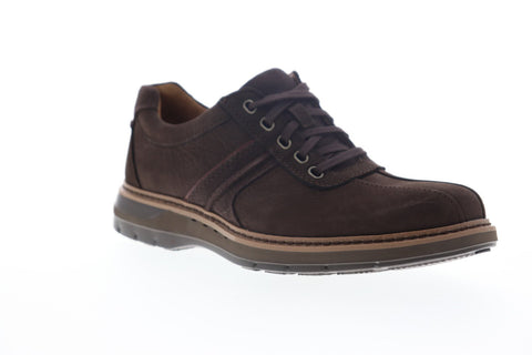 Clarks Un Ramble Go 26144147 Mens Brown Wide Oxfords & Lace Ups Plain Toe Shoes