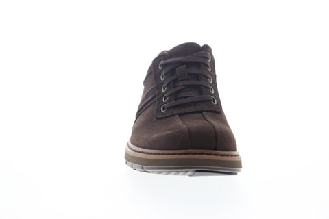 Clarks Un Ramble Go Mens Brown Wide 2E Oxfords & Lace Ups Plain Toe Shoes