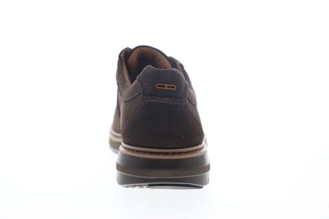 Clarks Un Ramble Go Mens Brown Wide 2E Oxfords & Lace Ups Plain Toe Shoes