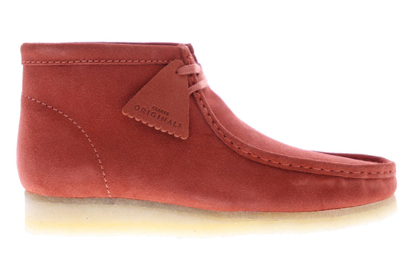 Clarks Wallabee Boot 26144253 Mens Orange Suede Lace Up Chukkas