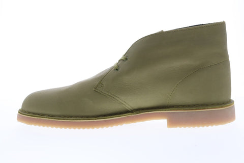 Clarks Desert Boot GTX 26144315 Mens Green Leather Lace Up Desert Boots Shoes