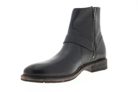 Clarks Clarkdale Spare 26144443 Mens Black Leather Zipper Ankle Boots Shoes