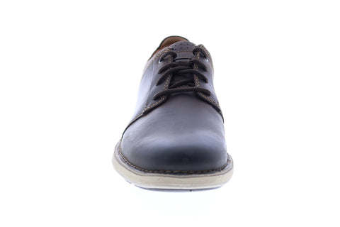 Clarks Un Larvik Lace Mens Brown Plain Toe Oxfords & Lace Ups Shoes