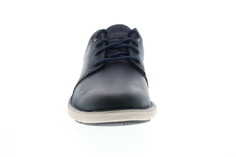 Clarks Un Larvik Lace 26144586 Mens Blue Oxfords & Lace Ups Plain Toe Shoes