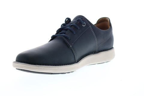 Clarks Un Larvik Lace 26144586 Mens Blue Oxfords & Lace Ups Plain Toe Shoes