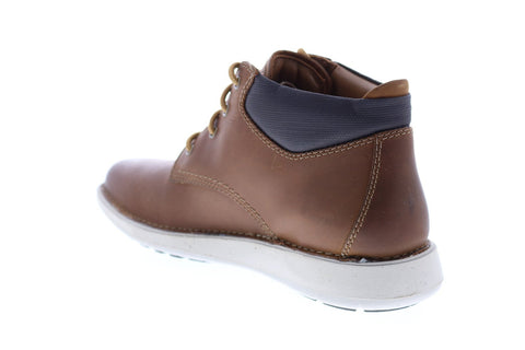 Clarks Un Larvik Top 26144638 Mens Brown Leather Lace Up Chukka Boots