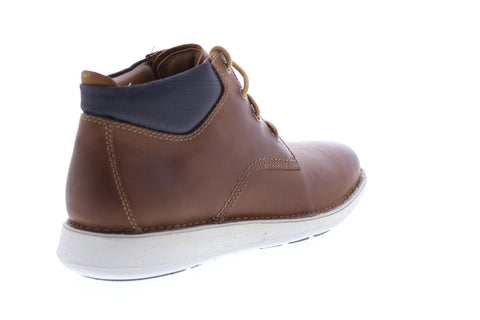 Clarks Un Larvik Top 26144638 Mens Brown Leather Lace Up Chukka Boots