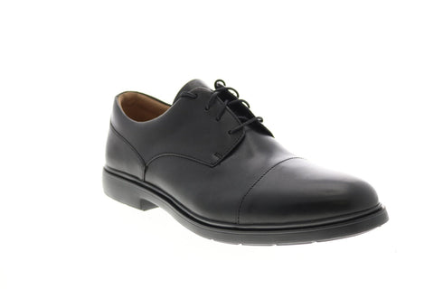 Clarks Un Tailor Cap 26144676 Mens Black Oxfords & Lace Ups Cap Toe Shoes