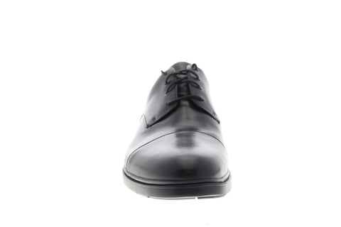 Clarks Un Tailor Cap 26144676 Mens Black Oxfords & Lace Ups Cap Toe Shoes
