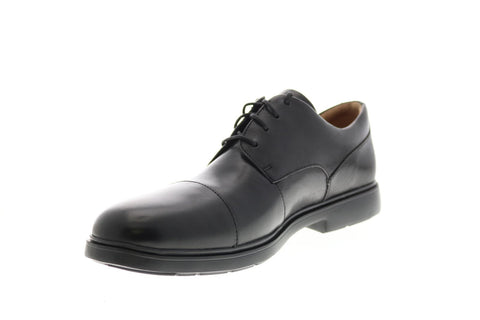 Clarks Un Tailor Cap 26144676 Mens Black Oxfords & Lace Ups Cap Toe Shoes