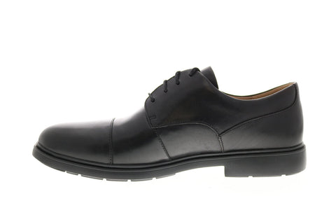 Clarks Un Tailor Cap 26144676 Mens Black Oxfords & Lace Ups Cap Toe Shoes