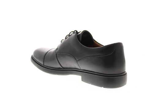 Clarks Un Tailor Cap 26144676 Mens Black Oxfords & Lace Ups Cap Toe Shoes