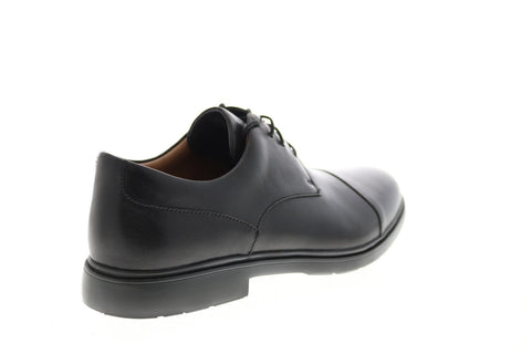Clarks Un Tailor Cap 26144676 Mens Black Oxfords & Lace Ups Cap Toe Shoes