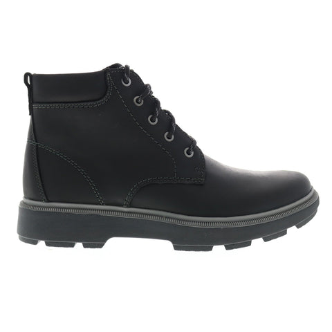 Clarks Dempsey Top 26144736 Mens Black Leather Lace Up Casual Dress Boots