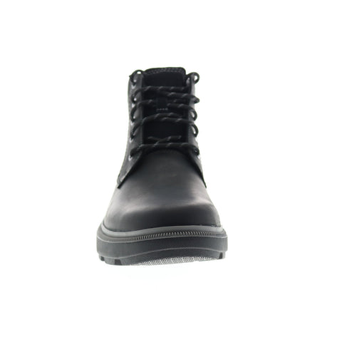 Clarks Dempsey Top 26144736 Mens Black Leather Lace Up Casual Dress Boots
