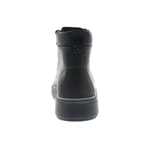 Clarks Dempsey Top 26144736 Mens Black Leather Lace Up Casual Dress Boots
