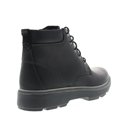Clarks Dempsey Top 26144736 Mens Black Leather Lace Up Casual Dress Boots