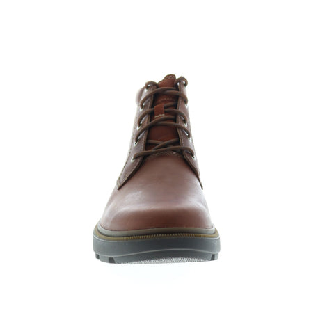 Clarks Dempsey Top 26144737 Mens Brown Leather Lace Up Casual Dress Boots