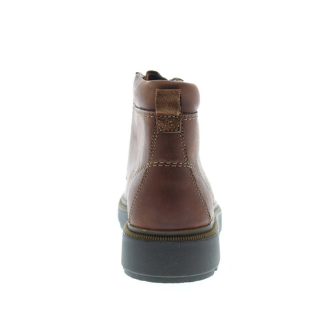 Clarks Dempsey Top 26144737 Mens Brown Leather Lace Up Casual Dress Boots