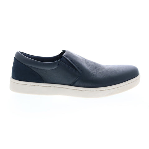 Clarks Kitna Free 26144763 Mens Blue Leather Lifestyle Sneakers Shoes