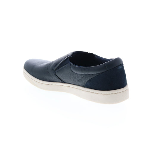 Clarks Kitna Free 26144763 Mens Blue Leather Lifestyle Sneakers Shoes