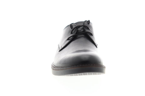 Clarks Paulson Plain 26144792 Mens Black Leather Dress Lace Up Oxfords Shoes