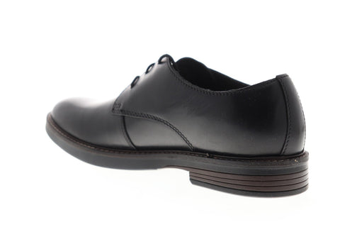 Clarks Paulson Plain 26144792 Mens Black Leather Dress Lace Up Oxfords Shoes
