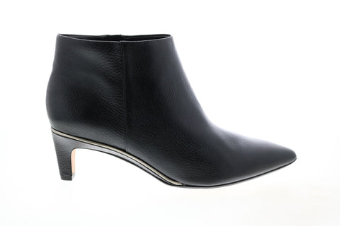 Clarks Ellis Eden 26144829 Womens Black Leather Slip On Pumps Heels Shoes