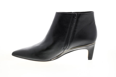 Clarks Ellis Eden 26144829 Womens Black Leather Slip On Pumps Heels Shoes
